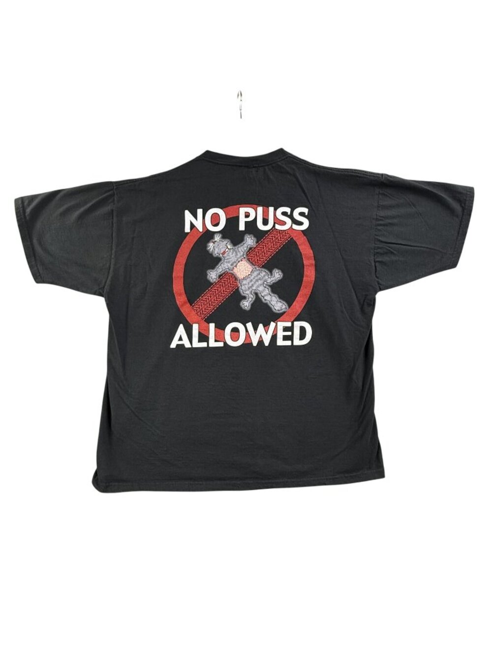 Vintage Billy Hoffman Jerzees Shirt Mens XL Black Tour Bus No Puss 2002 Concert